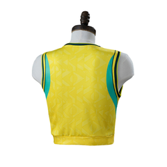 Brazil Nike 2026 Home Women's Cropped Jersey Version Football T-Shirt