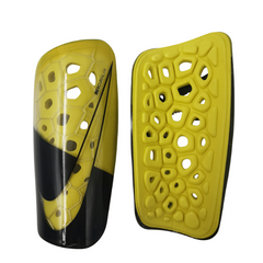 Nike Mercurial Lite Yellow and Black Football Shin Guards