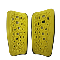 Nike Mercurial Lite Yellow and Black Football Shin Guards