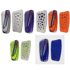 Nike Mercurial Lite Football Shin Guards Blue and Red Pack