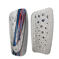 Nike Mercurial Lite Football Shin Guards Blue and Red Pack
