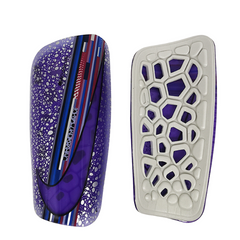 Nike Mercurial Lite Football Shin Guards Blue and Red Pack