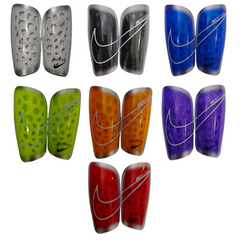 Nike Mercurial Lite Silver Football Shin Guards