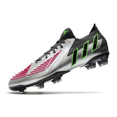 Chuteira Adidas Predator Edge.1 Low FG Cinza e Rosa - VN Esportes