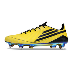 Adidas F50 Adizero Yellow and Black Firm Ground FG Football Boot
