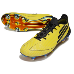 Adidas F50 Adizero Yellow and Black Firm Ground FG Football Boot