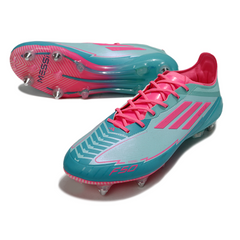Adidas F50 Elite Mixed Studs SG Light Blue and Pink Football Boot