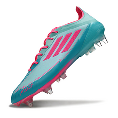 Adidas F50 Elite Mixed Studs SG Light Blue and Pink Football Boot