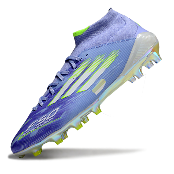 Adidas F50 Mid-Cut Elite Purple Sparkfusion Pack Firm Ground FG Football Boot