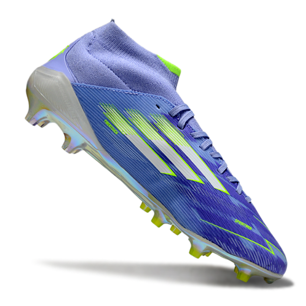 Adidas F50 Mid-Cut Elite Purple Sparkfusion Pack Firm Ground FG Football Boot