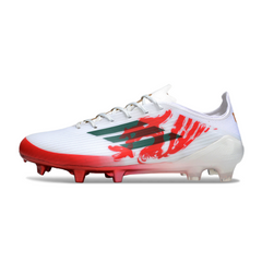 Adidas F50 Elite White and Red Firm Ground FG Football Boot