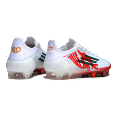 Adidas F50 Elite White and Red Firm Ground FG Football Boot