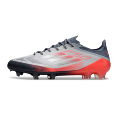 Adidas F50 Elite White, Gray, and Orange Pack Firm Ground FG Football Boot