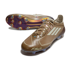 Adidas F50 Elite Messi Brown and Light Blue Pack Firm Ground FG Football Boot