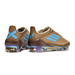 Adidas F50 Elite Messi Brown and Light Blue Pack Firm Ground FG Football Boot