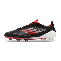 Adidas F50 Elite Black, White, and Red Firm Ground FG Football Boot
