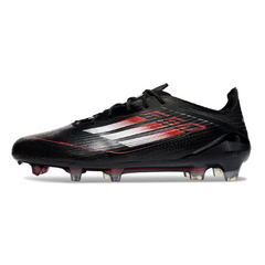 Adidas F50 Elite Black, White and Red Firm Ground FG Football Boot