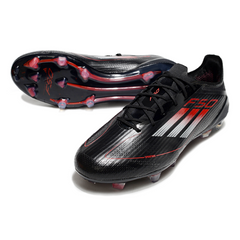 Adidas F50 Elite Black, White and Red Firm Ground FG Football Boot
