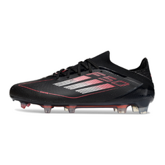 Adidas F50 Primeknit Elite Black, White, Red Firm Ground FG Football Boot