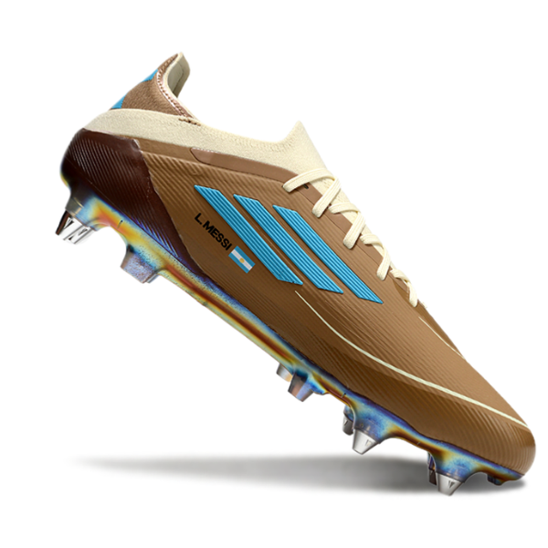 Adidas F50 Primeknit Elite Mixed Studs SG Messi Brown Pack Football Boot
