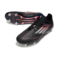 Adidas F50 Primeknit Elite Mixed Studs SG Black, White and Red Football Boot