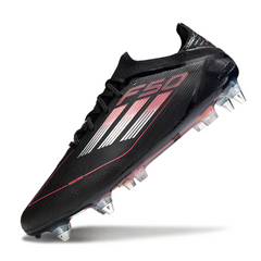 Adidas F50 Primeknit Elite Mixed Studs SG Black, White and Red Football Boot