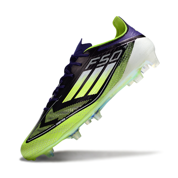 Adidas F50 Elite Purple and Green Pack Firm Ground FG Football Boot