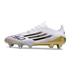 Adidas F50 Elite Mixed Studs SG Fast White and Golden Pack Football Boot