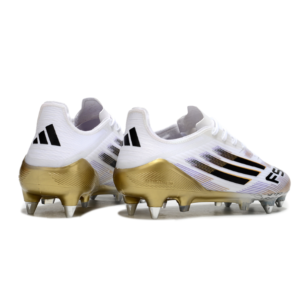 Adidas F50 Elite Mixed Studs SG Fast White and Golden Pack Football Boot