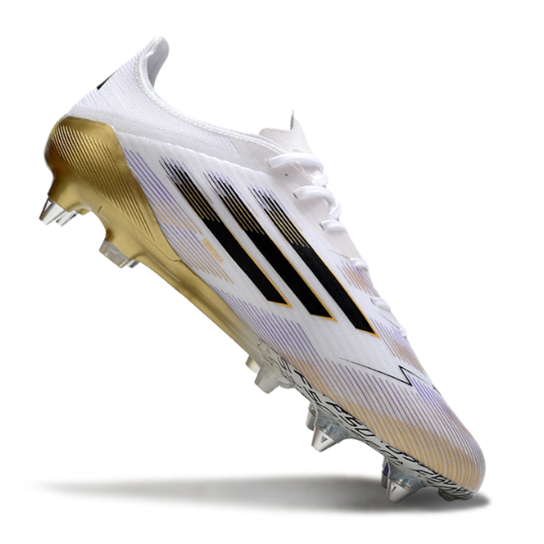 Adidas F50 Elite Mixed Studs SG Fast White and Golden Pack Football Boot