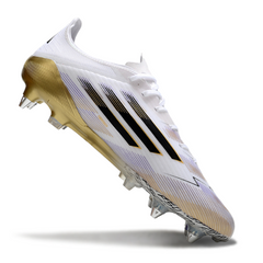 Adidas F50 Elite Mixed Studs SG Fast White and Golden Pack Football Boot