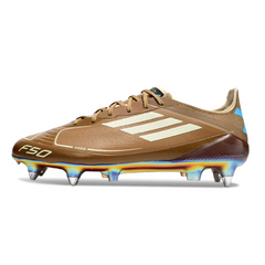 Adidas F50 Elite Mixed Studs SG Messi Brown Football Boot
