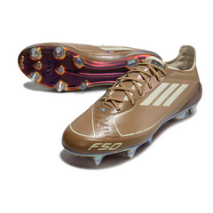 Adidas F50 Elite Mixed Studs SG Messi Brown Football Boot