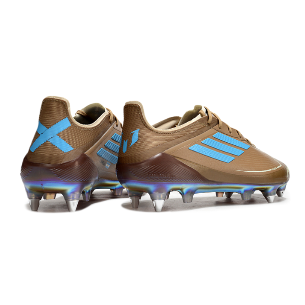 Adidas F50 Elite Mixed Studs SG Messi Brown Football Boot