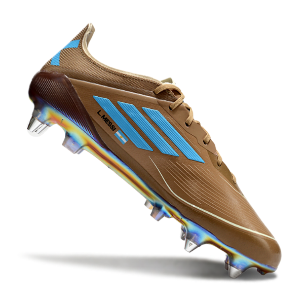Adidas F50 Elite Mixed Studs SG Messi Brown Football Boot
