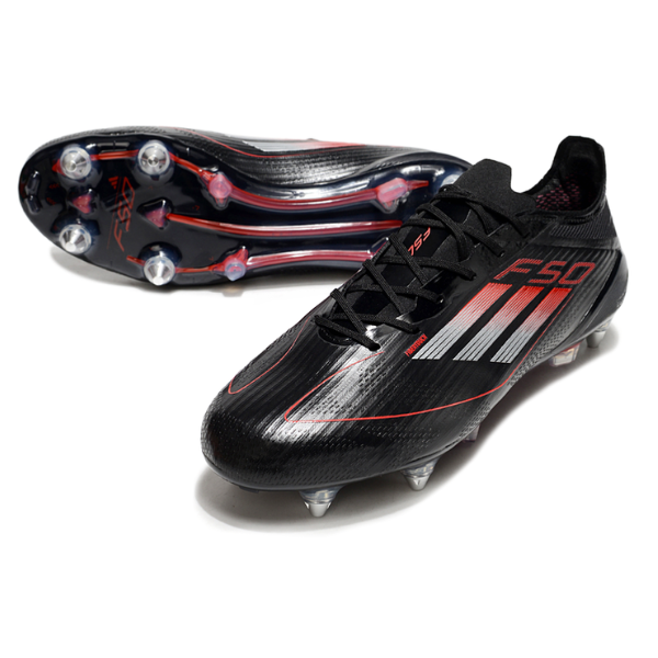 Adidas F50 Elite Mixed Studs SG Black, White and Red Football Boot