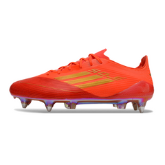 Adidas F50 Elite Mixed Studs SG Red and Yellow Football Boot