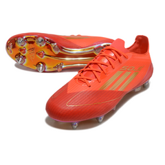 Adidas F50 Elite Mixed Studs SG Red and Yellow Football Boot
