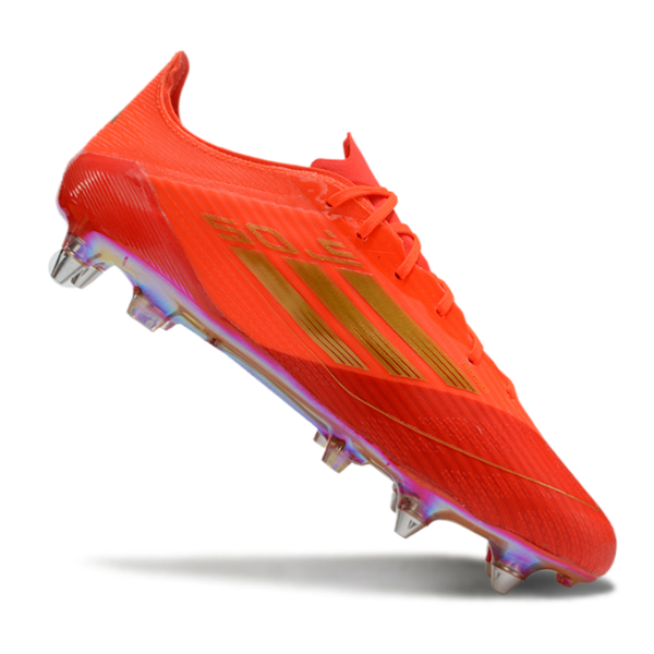 Adidas F50 Elite Mixed Studs SG Red and Yellow Football Boot