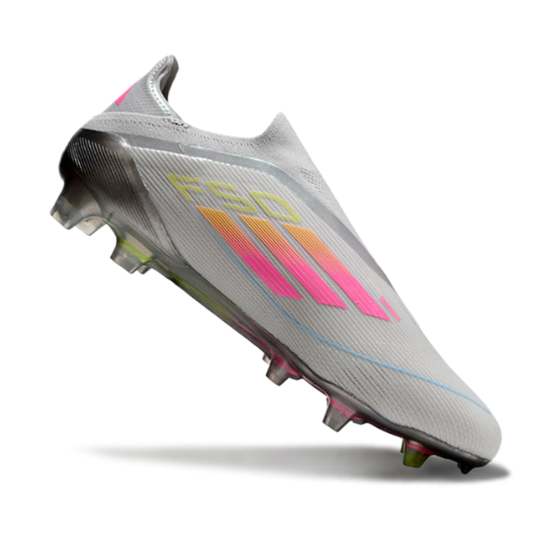 Adidas F50 Elite Grey, Pink, and Yellow Pack Firm Ground FG Football Boot
