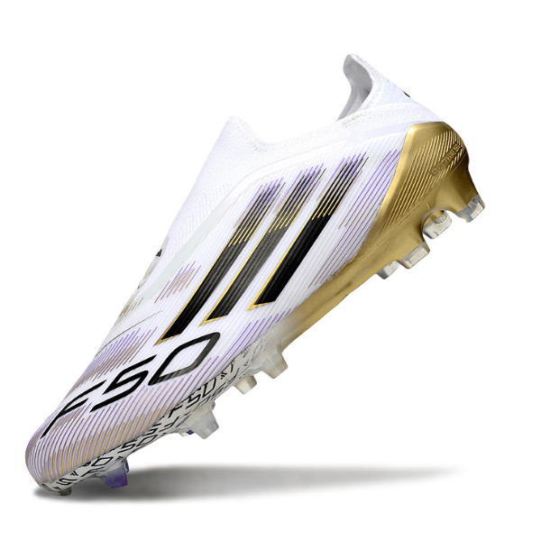Adidas F50 Elite White and Gold Pack Firm Ground FG Football Boot