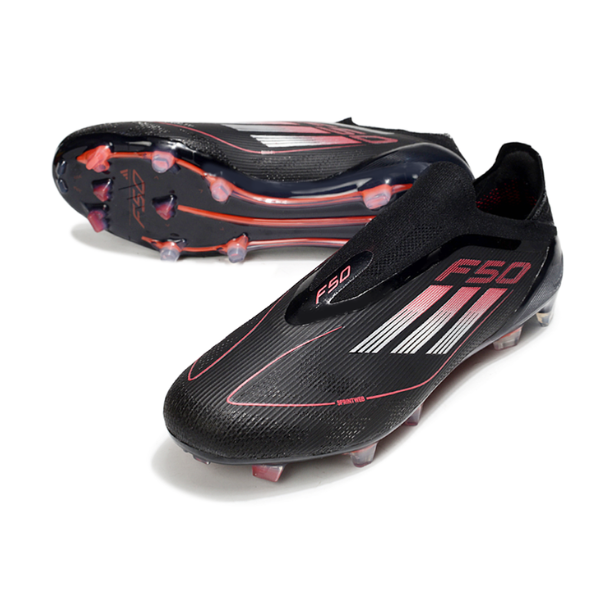 Adidas F50 Elite Black, White, Red Firm Ground FG Football Boot