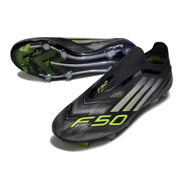 Adidas F50 Elite Black and White Firm Ground FG Football Boot