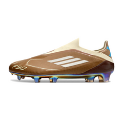 Adidas F50 Elite Messi Brown and Light Blue Pack Firm Ground FG Football Boot