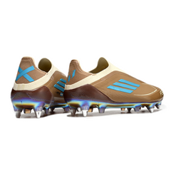 Adidas F50 Laceless Elite Mixed Studs SG Messi Brown Pack Football Boot