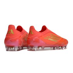 Adidas F50 Laceless Elite Mixed Studs SG Red and Yellow Football Boot