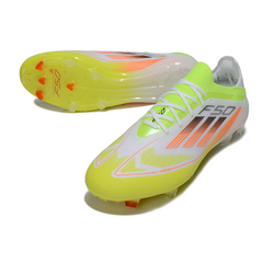 Adidas F50 Primeknit Elite White and Green Pack Firm Ground FG Football Boot