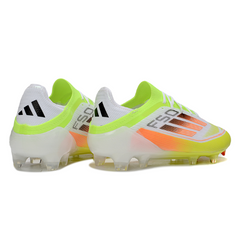 Adidas F50 Primeknit Elite White and Green Pack Firm Ground FG Football Boot