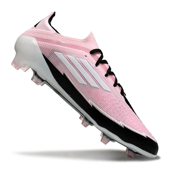 Adidas F50 Primeknit Elite Pink and Black Firm Ground FG Football Boot