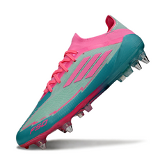 Adidas F50 Primeknit Elite Mixed Studs SG Light Blue and Pink Football Boot